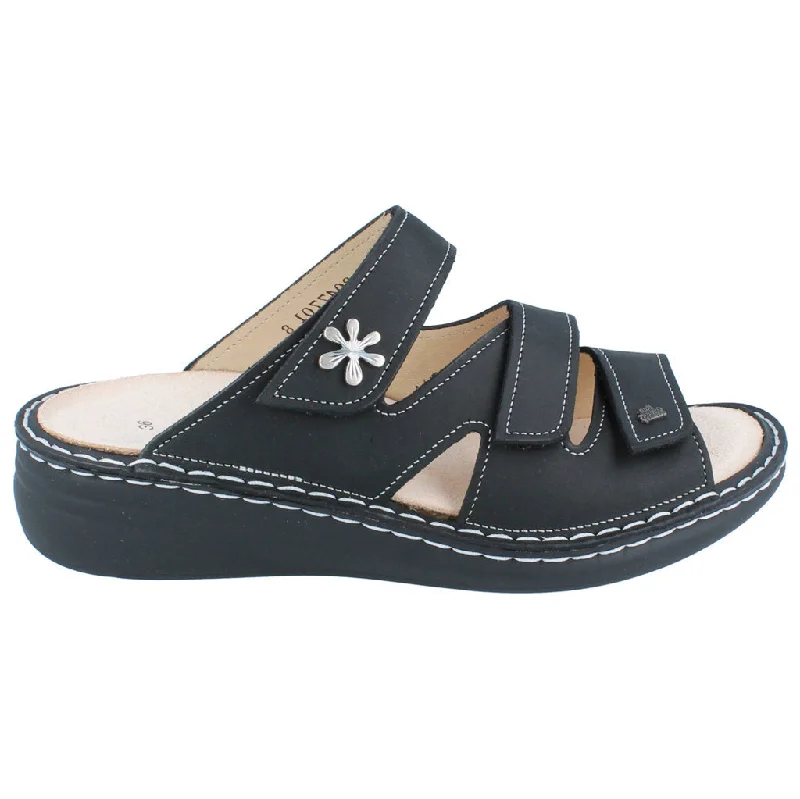 comfortable shoes for women with high arches -Grenada Leather Women's Slip-On Sandals