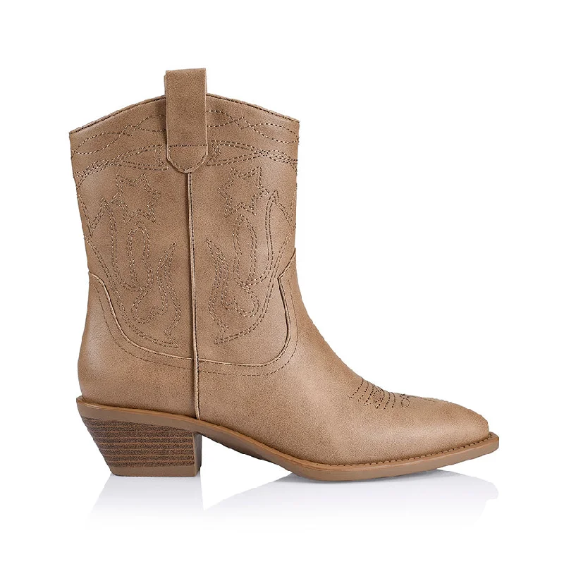 trendy women’s boots for colder weather -Howdy Cowboy Boots - Biscuit Softee