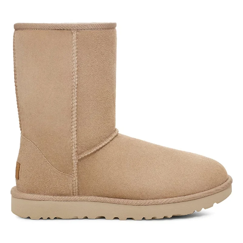 women’s lace-up boots for cold weather -UGG Women's Classic Short II Sand