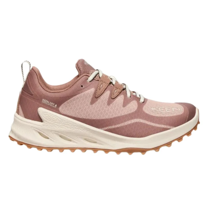 comfortable shoes for women with high arches -Keen Women's Zionic Waterproof Warm Taupe/Raw Umber