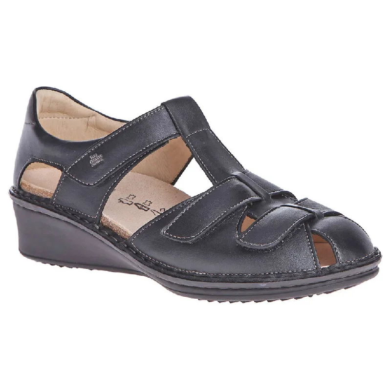 women’s open-toe shoes for summer -Funen Leather Women's Sandals