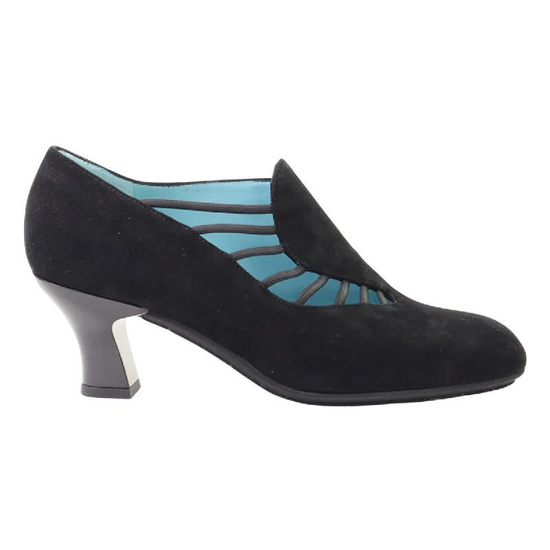 women’s dress shoes for special occasions -Thierry Rabotin Women's S136MQN Drosera Black Suede