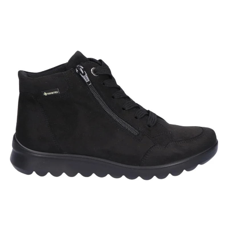 women’s designer shoes for business meetings -Ara Women's Thistle Black Hydro Gore-Tex