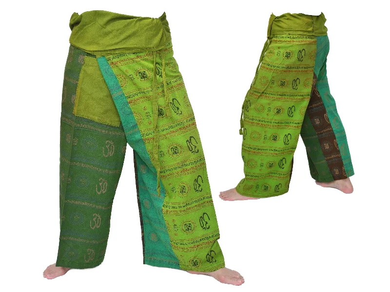 women’s skirts for office attire -Thai Fisherman Pants Thai Pants Lounge Pants Wrap Pants Men Women 1 pocket