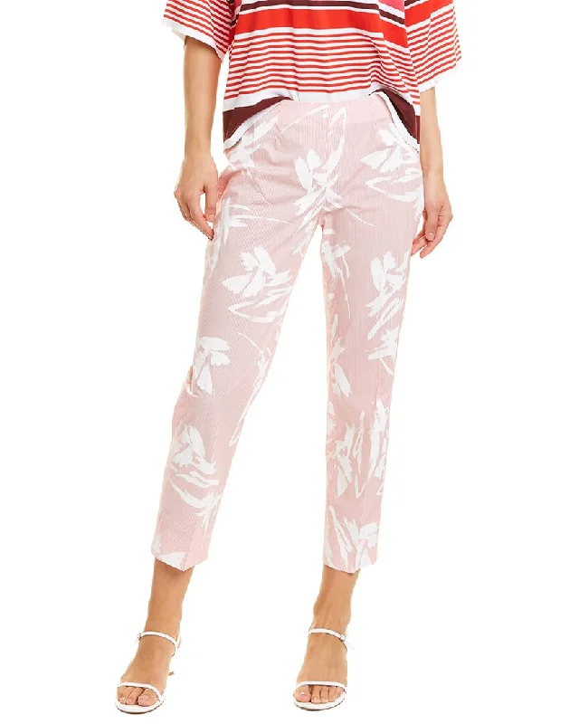 trendy women’s sweaters for winter fashion -Piazza Sempione Printed Pant