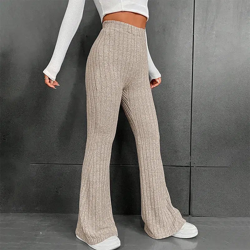 women’s winter coats with fur details -Corduroy Striped Sweatpants