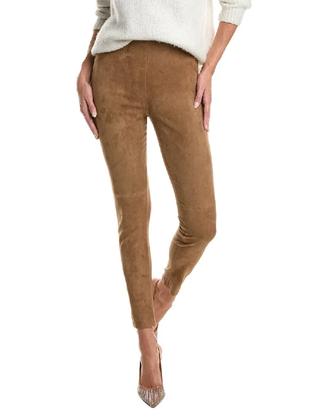 best women’s clothing for business travel -Weekend Max Mara Bahamas Suede Trouser