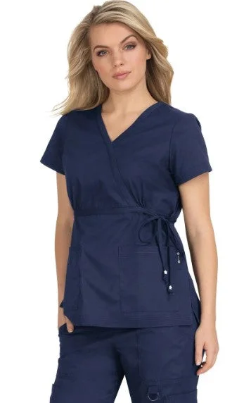 elegant women’s shoes for formal events -koi Women's Katelyn Scrub Top_Navy