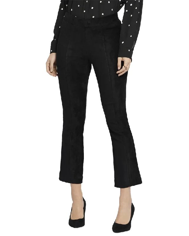 classic women’s dresses for office wear -NYDJ Suede Black Bootcut Jean