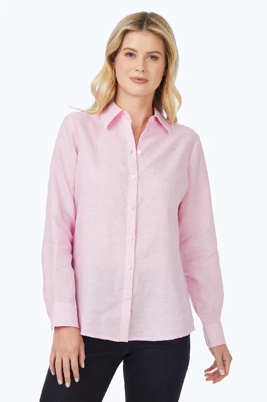 women’s high heels for office wear -Jordan Easy Care Linen Shirt