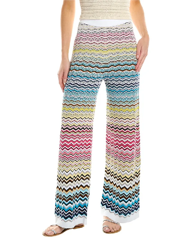 women’s trendy outerwear for 2025 -Missoni Flared ZigZag Trouser