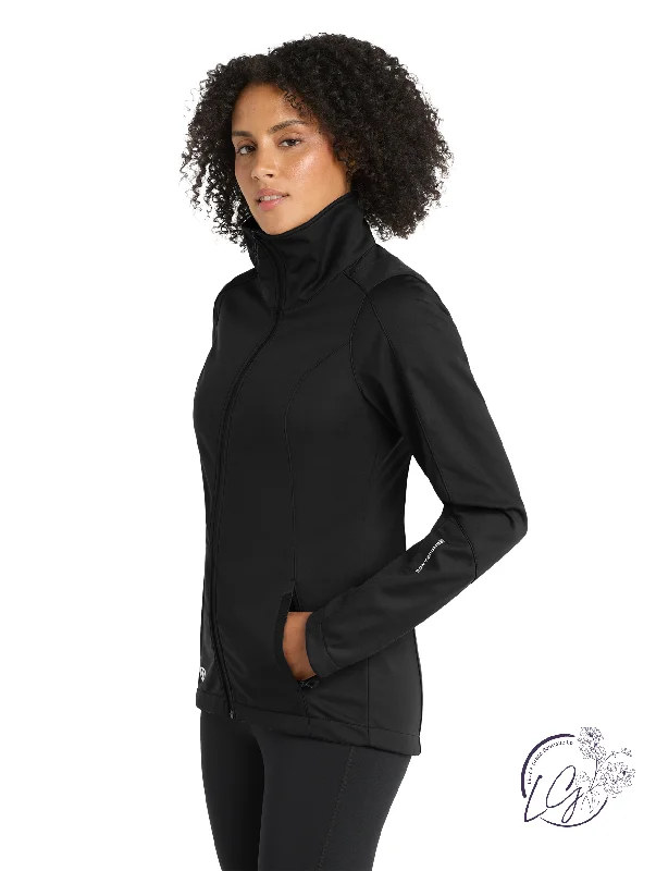 women’s business attire for professional meetings -Curvy Bella Soft Shell Ogio Jacket