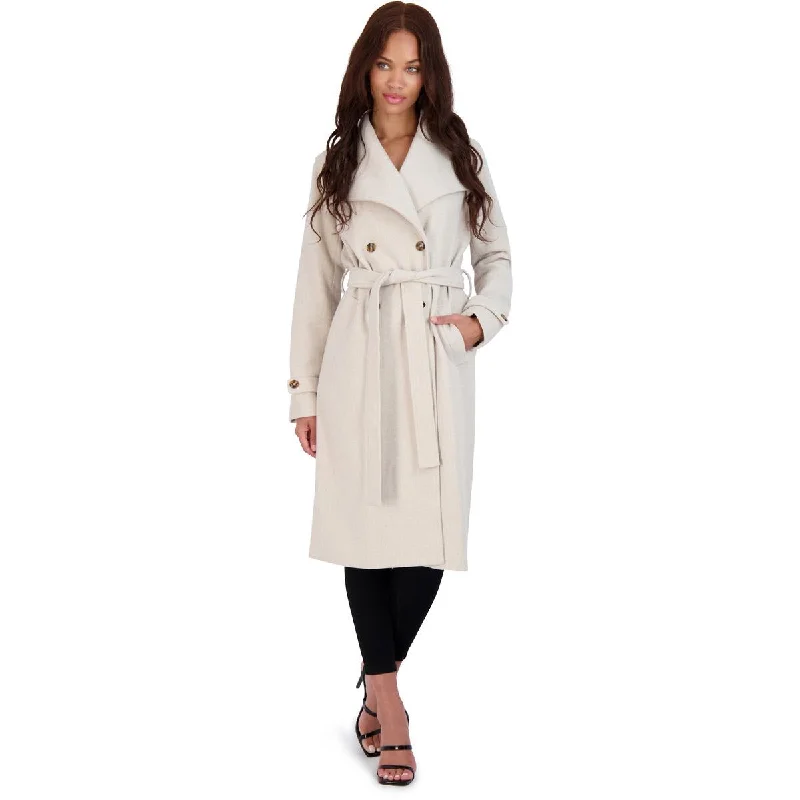 elegant women’s shoes for formal events -Avec Les Filles Women’s Double-Breasted Faux Wool Wrap Coat