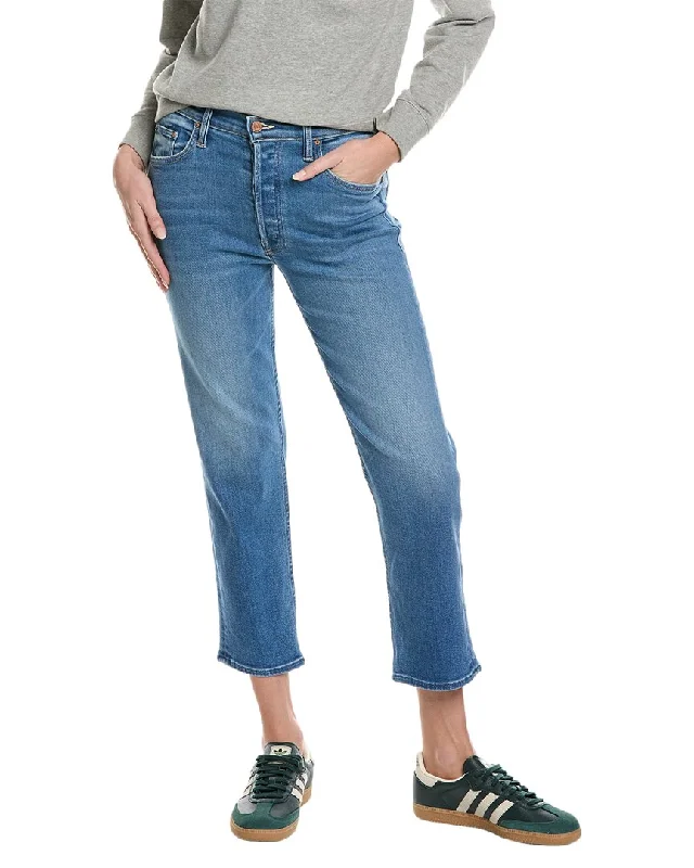 trendy women’s clothing for 2025 -MOTHER The Tomcat High-Rise Layover Straight Leg Jean