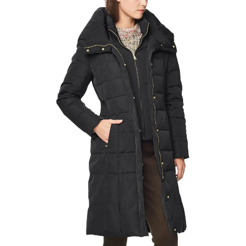 chic women’s jackets for business casual wear -Cole Haan Womens Signature Quilted Down Puffer Jacket