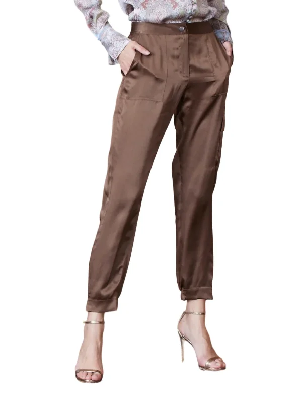 stylish women’s dresses for spring -Luxe Cargo Hold Pant