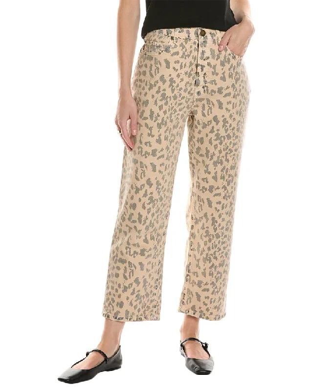 chic women’s tops for casual days -THE GREAT The Wayne Vintage Leopard Jean