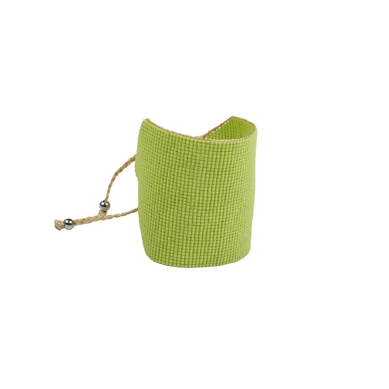 classic women’s cardigans for layering -Inti Bracelet - Lime