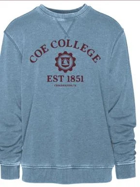 classic women’s dresses for office wear -VINTAGE COE COLLEGE CREW