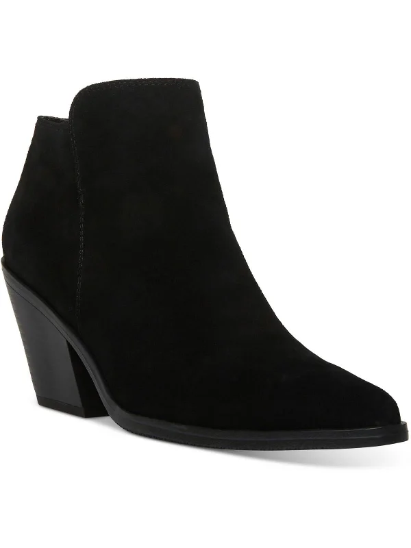 women’s boots for rainy weather -Nellie Womens Suede Ankle Booties