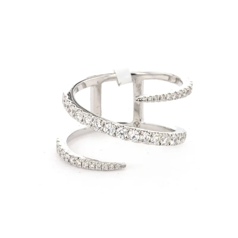 women’s elegant bracelets for evening wear -0.58 ctw Diamond Wrap Ring