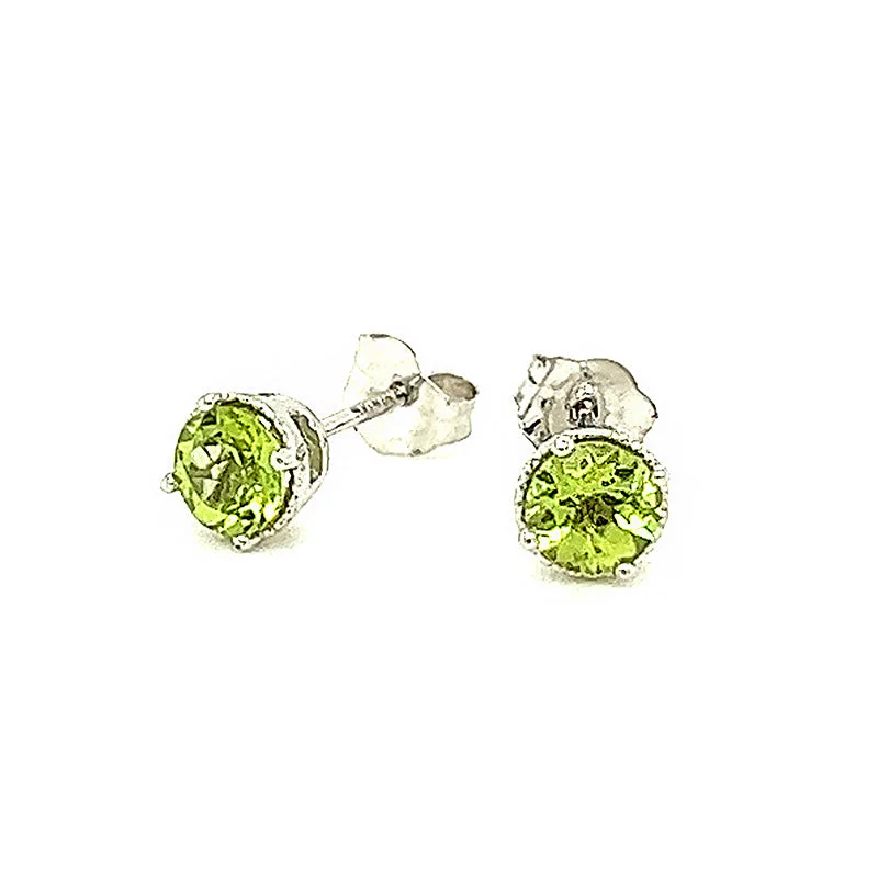 best jewelry for women’s special occasions -Peridot Stud Earrings