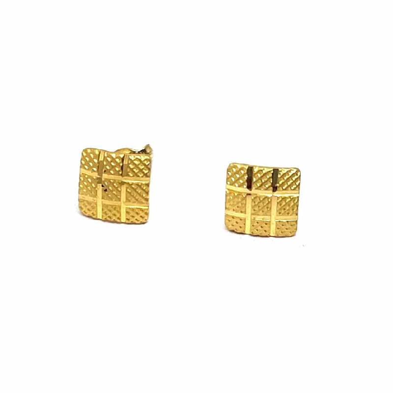 best women’s jewelry for bridesmaids gifts -22k Gold Studs