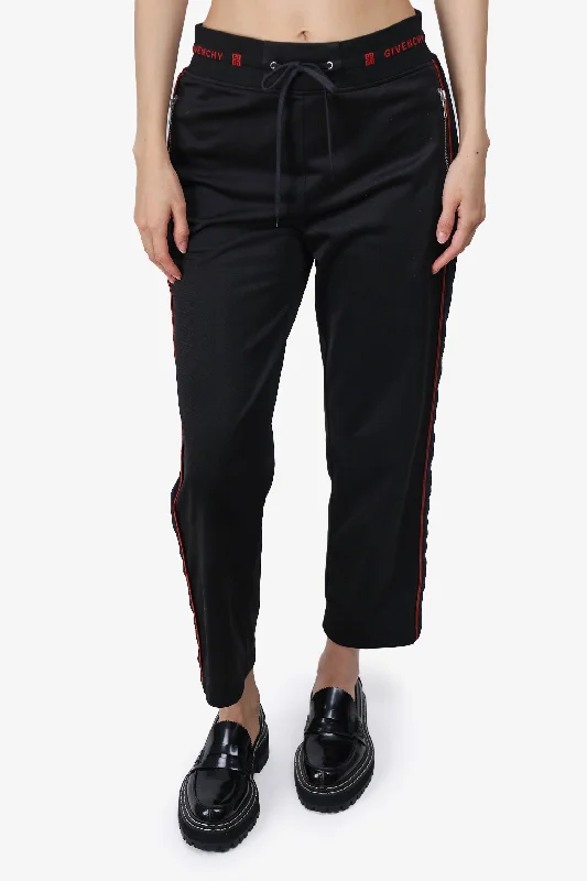 women’s plus size dresses for all occasions -Givenchy Black/Red Velvet Side Panel Sweatpants Size 36