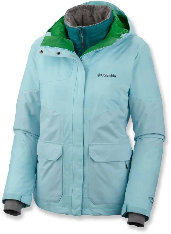 best women’s coats for rainy weather -Women's Three Peaks Interchange 3-in-1 Insulated Jacket