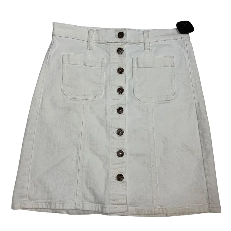 affordable women’s casual tops for daily wear -Skirt Mini & Short By J. Crew In White, Size: 0