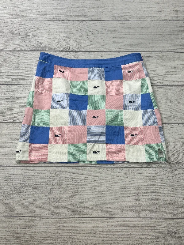 affordable women’s scarves for cold weather -Skirt Mini & Short By Vineyard Vines In Blue & White, Size: M