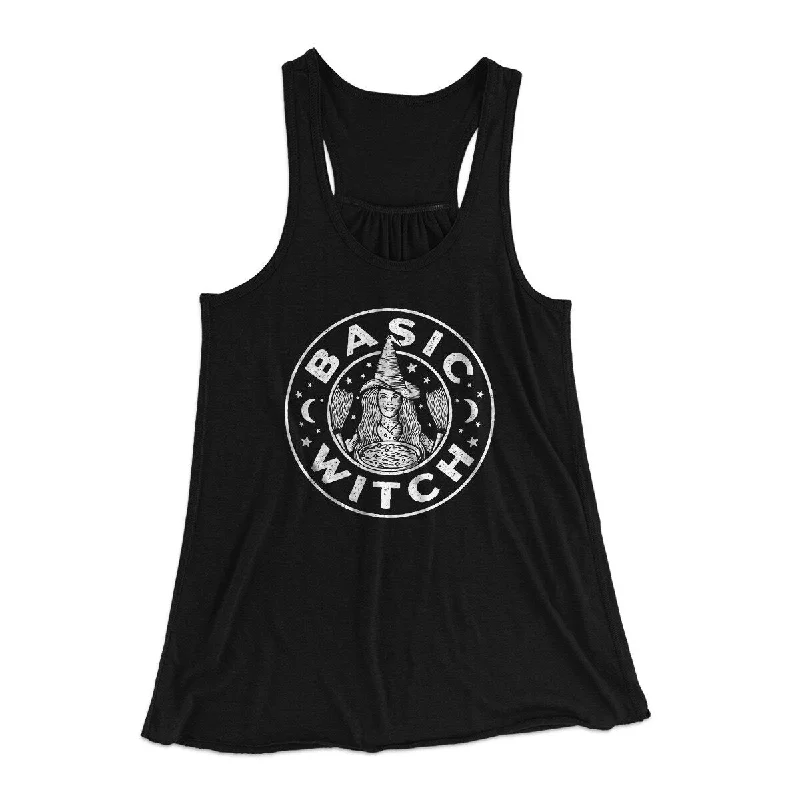 women’s dress shoes for special occasions -Basic Witch Women's Flowey Racerback Tank Top