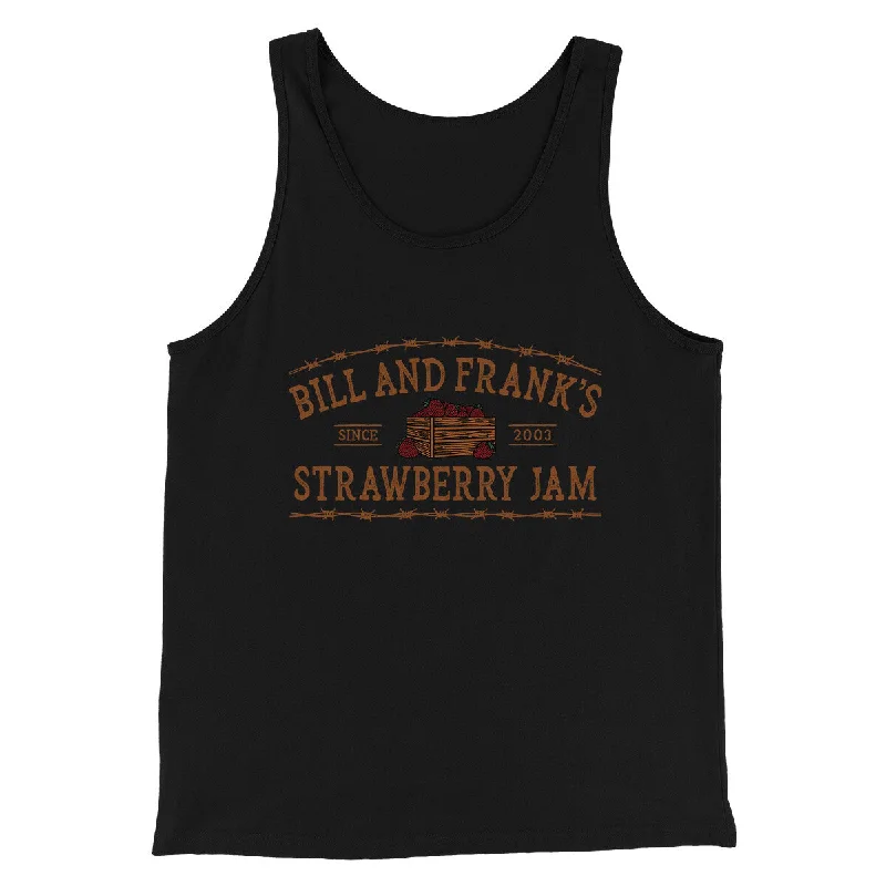 stylish women’s skirts for office wear -Bill And Frank’s Strawberry Jam Men/Unisex Tank Top