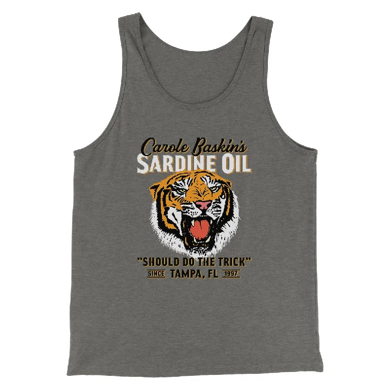 women’s summer dresses for hot days -Carole Baskin's Sardine Oil Funny Movie Men/Unisex Tank Top