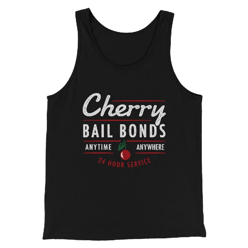 women’s wool coats for winter 2025 -Cherry Bail Bonds Funny Movie Men/Unisex Tank Top