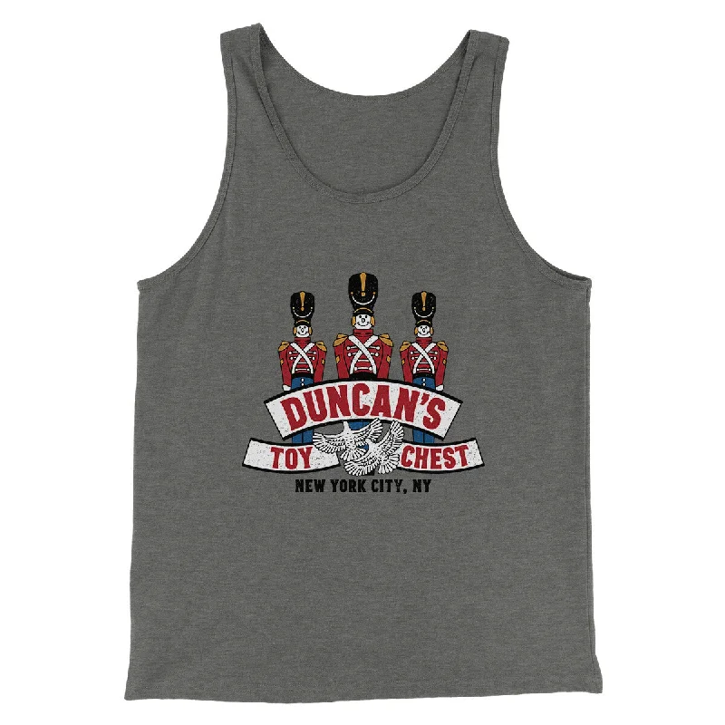 women’s chic outerwear for chilly days -Duncan’s Toy Chest Funny Movie Men/Unisex Tank Top