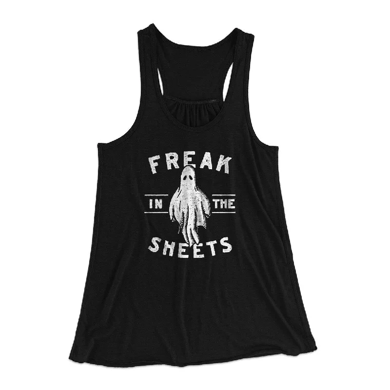 women’s skirts for stylish office wear -Freak In The Sheets Women's Flowey Racerback Tank Top