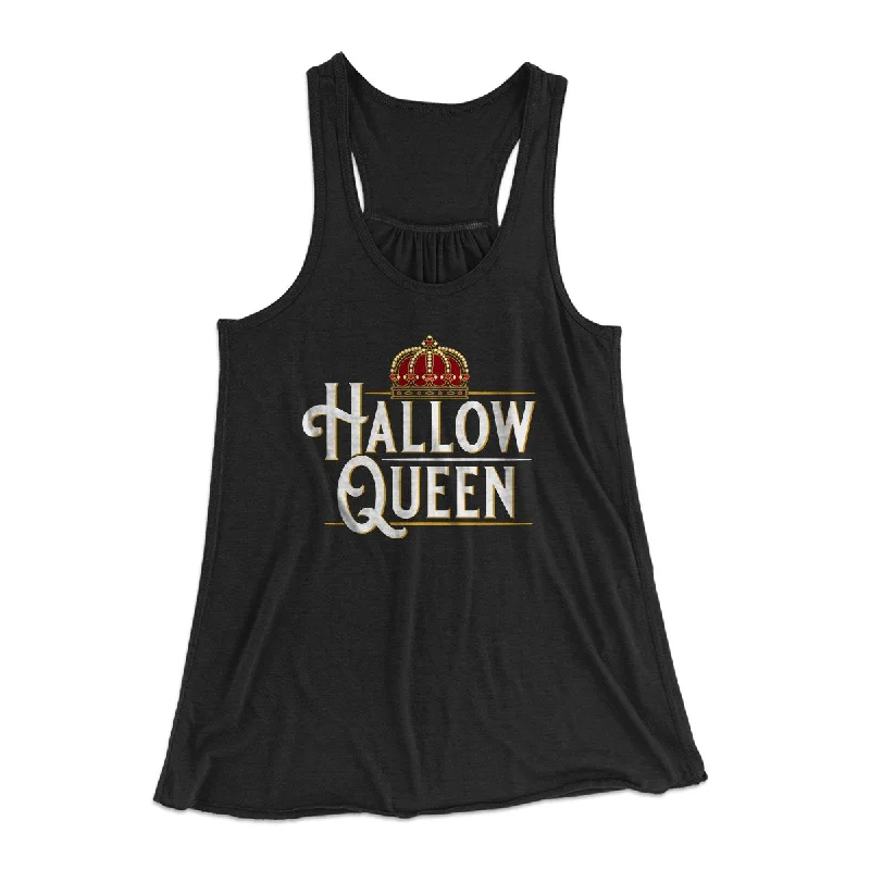 women’s casual jackets for fall and winter -Hallow-Queen Women's Flowey Tank Top