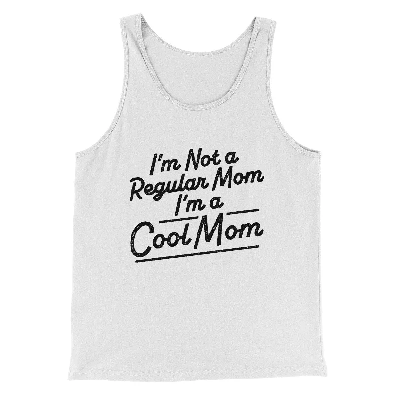 women’s elegant tops for date nights -I'm Not A Regular Mom I'm A Cool Mom Funny Movie Men/Unisex Tank Top