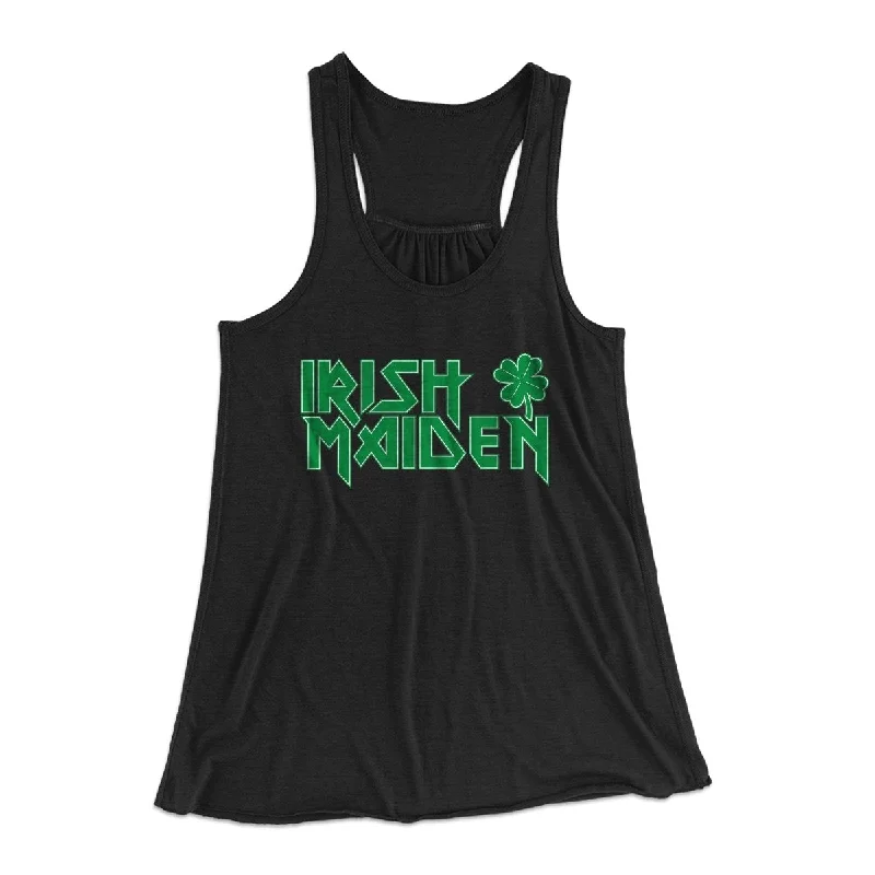 affordable women’s casual tops for daily wear -Irish Maiden Women's Flowey Tank Top