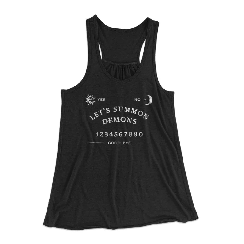 classic women’s cardigans for layering -Let's Summon Demons Women's Flowey Tank Top