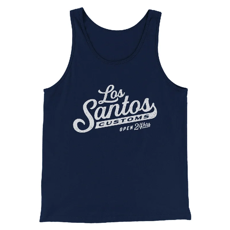 classic women’s cardigans for layering -Los Santos Customs Men/Unisex Tank Top