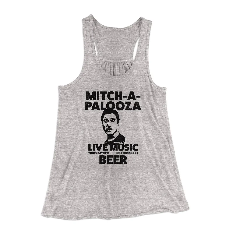 women’s skirts for stylish office wear -Mitch-A-Palooza Women's Flowey Tank Top