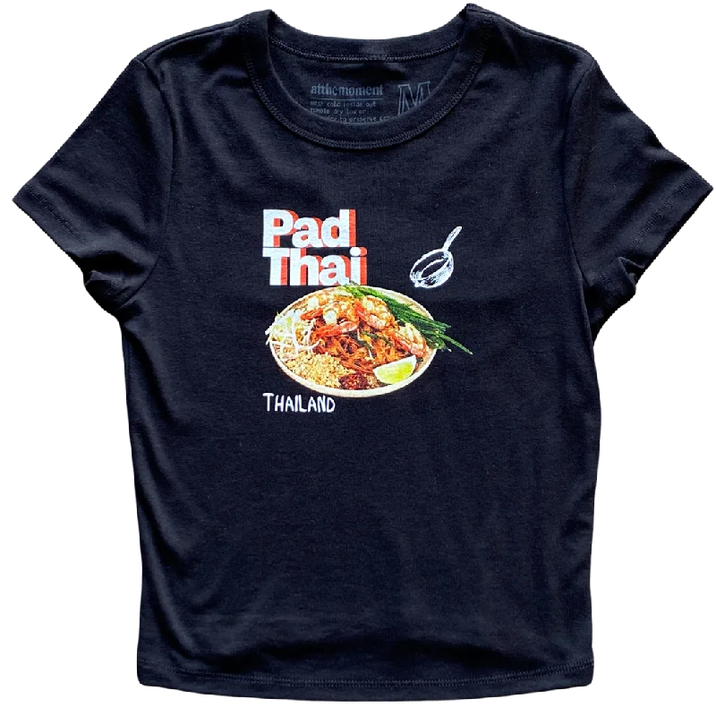 women’s elegant tops for date nights -Pad Thai Women's Baby Rib