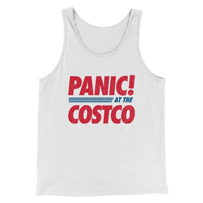 comfortable women’s sweaters for winter fashion -Panic! At The Costco Men/Unisex Tank Top