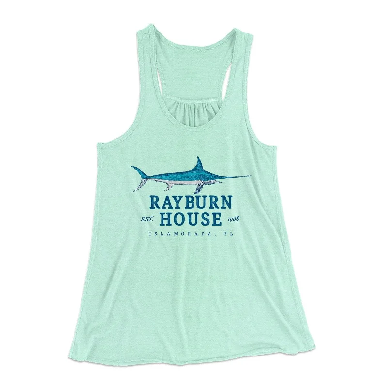 comfortable women’s sweatpants for lounging -Rayburn House Women's Flowey Tank Top