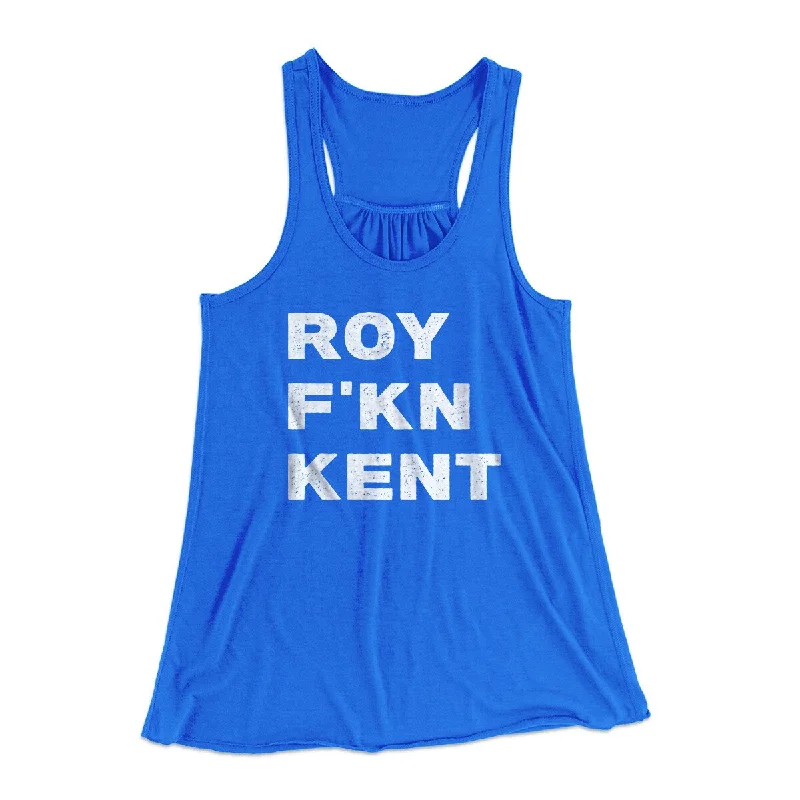 women’s skirts for office attire -Roy F-Kn Kent Women's Flowey Racerback Tank Top