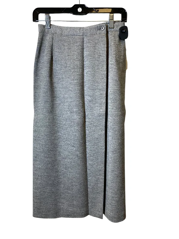 stylish women’s dresses for spring -Skirt Designer By Giorgio Armani In Grey, Size: 4