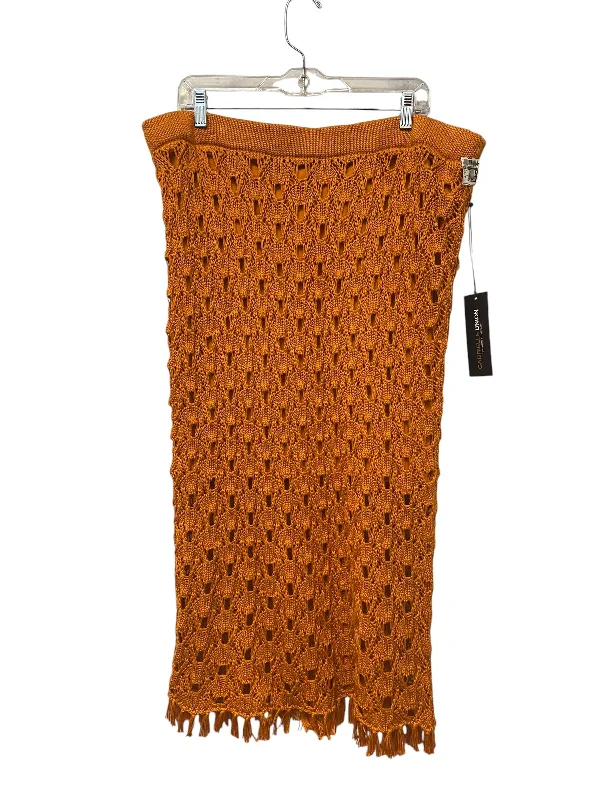 best women’s dresses for everyday wear -Skirt Maxi By New York And Co In Orange, Size: Xxl