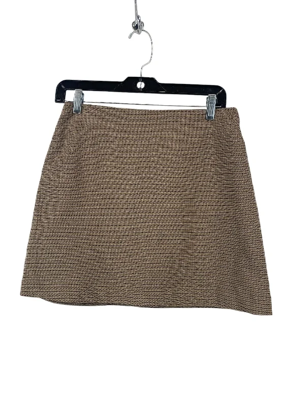 luxury women’s fashion dresses for special occasions -Skirt Mini & Short By H&m In Brown, Size: 6